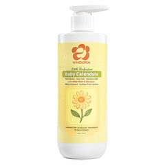 KINDORA 16.9 oz 2-in-1 Calendula & Oat Baby Shampoo & Body Wash bottle with pump