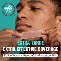 Kindshine XL patch pack back view highlighting portable acne care.