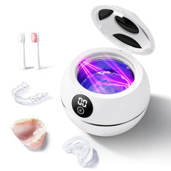 Front view of Kingwell ultrasonic cleaner in white