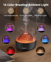 Quiet operation KinYiLO diffuser under 25dB with soft glow