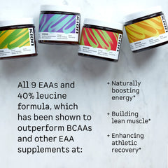 Front label of Kion Aminos Essential Amino Acids Powder