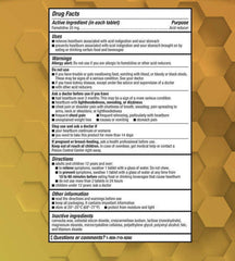 Kirkland Acid Controller bottle label highlighting 20 mg acid reducer for indigestion.
