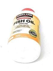 Kirkland Fish Oil label highlighting deep ocean sourcing