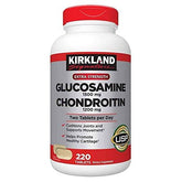 KIRKLAND Signature Extra Strength Glucosamine 1500 mg & Chondroitin 1200 mg bottle label