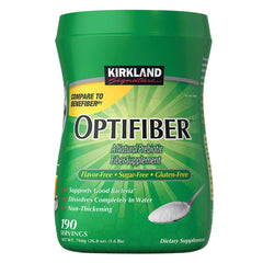 Kirkland Signature OPTIFIBER bottle front view, 25.6 oz, 2-pack