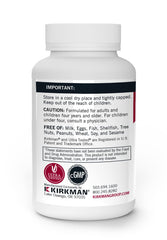 Capsules of Kirkman Alpha Lipoic Acid 25 mg