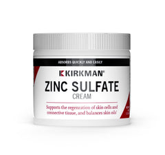 Kirkman Zinc Sulfate Topical Cream bottle and tube - 4 oz