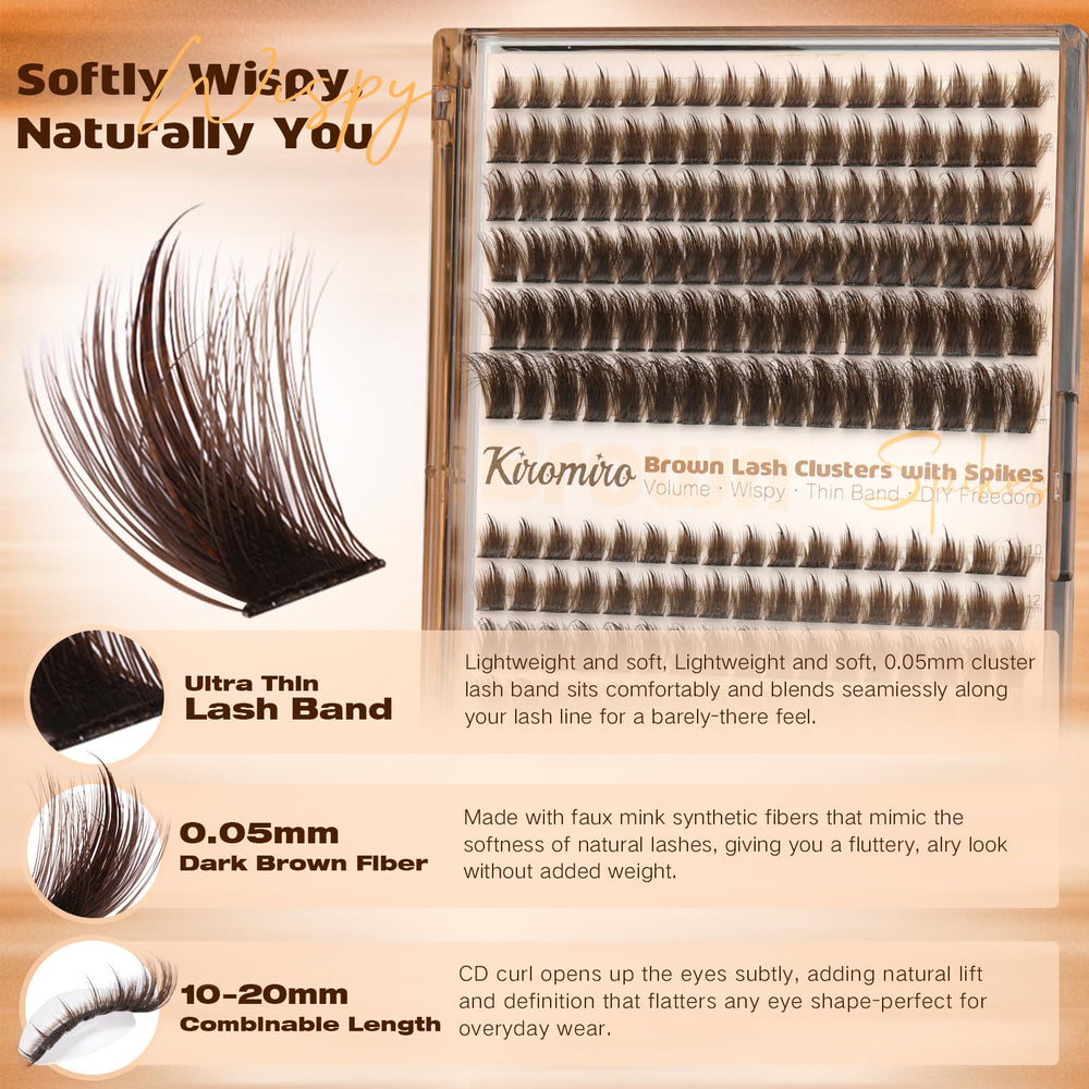 204-piece tray from Kiromiro enables versatile DIY lash styling.