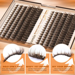 Soft brown shade from Kiromiro provides subtle definition and natural depth.