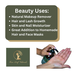 Complete kit with wrap and organic castor oil