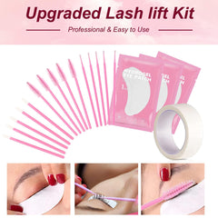 KITNOBLIS lash lift kit cleanser removes residue after treatment