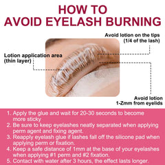 KITNOBLIS lash lift kit perm-lotion enables controlled curling action