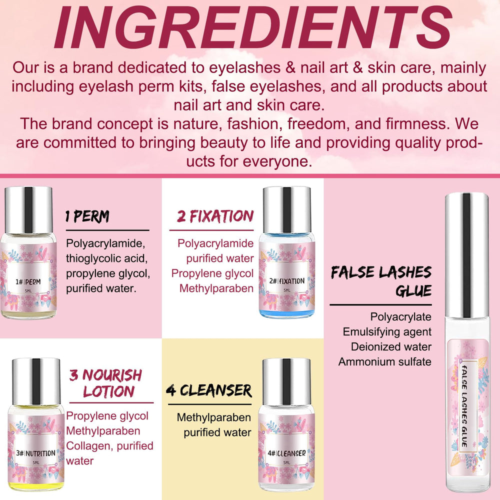 KITNOBLIS lash lift pad sizes help customize curl strength and results