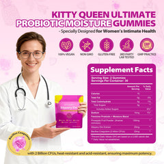 Kitty Queen Slippery Kitty product packaging box and label