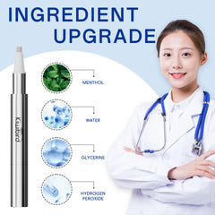 Enamel-safe whitening gel close-up