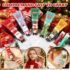 KIYTARBOO five-scent lip balm collection fits in pockets for convenient use