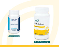 Close-up of L-Methylfolate 1000 mcg per capsule