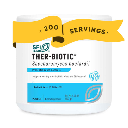 Klaire Labs Saccharomyces boulardii powder with dual scoop