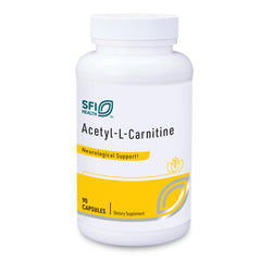 Klaire Labs SFI Health Acetyl-L-Carnitine 500 mg bottle label