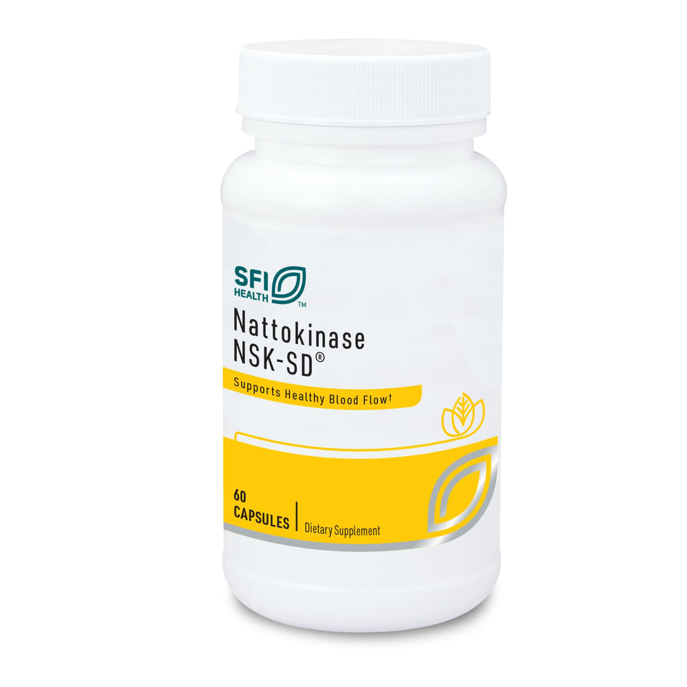 Klaire Labs SFI Health Nattokinase NSK-SD bottle with 60 capsules