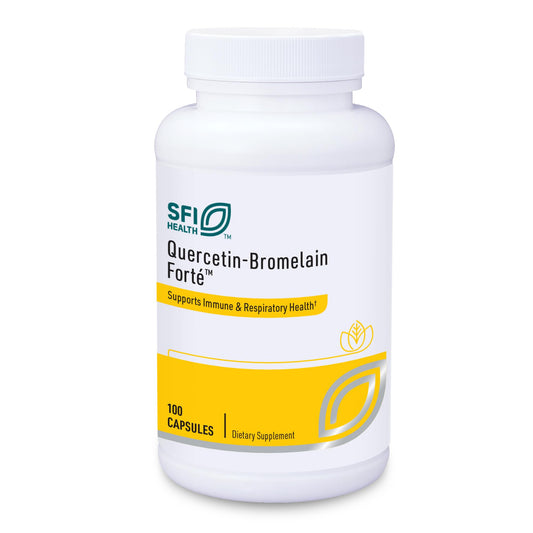 Klaire Labs SFI Health Quercetin-Bromelain Forte bottle label
