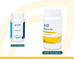 Close-up of niacin-SR 500 mg scored tablet details