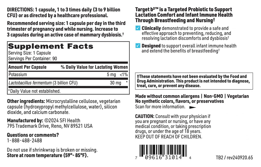 Clinical research support visuals for Lactobacillus fermentum in lactation