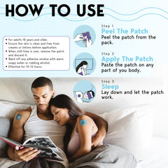 Back view of Klova Sleep Patches packaging