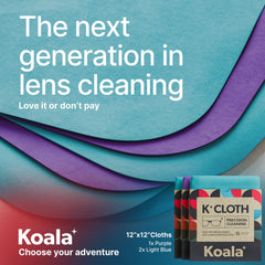 Koala microfiber cloth used on AR/VR headset lenses