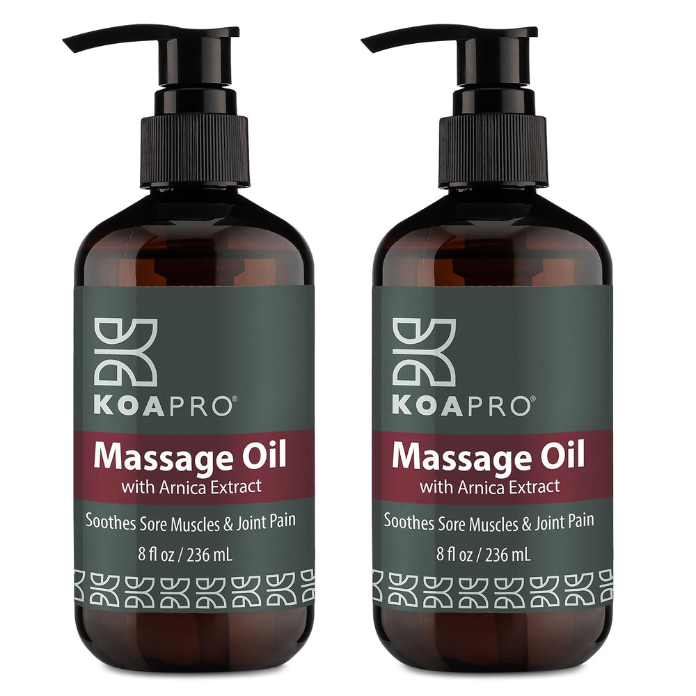 KOAPro Massage Oil 2-Pack lavender bottle