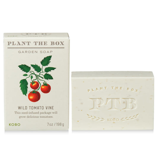 KOBO Plant the Box Wild Tomato Vine Bar Soap 7 oz - front view