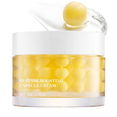 KOEC Deep Collagen Retinol Boosting Cream bottle highlighting firming and intense hydration