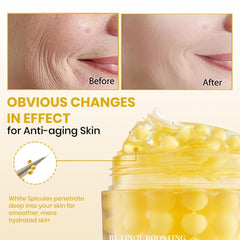 KOEC face and neck moisturizing capsules demonstrating even absorption