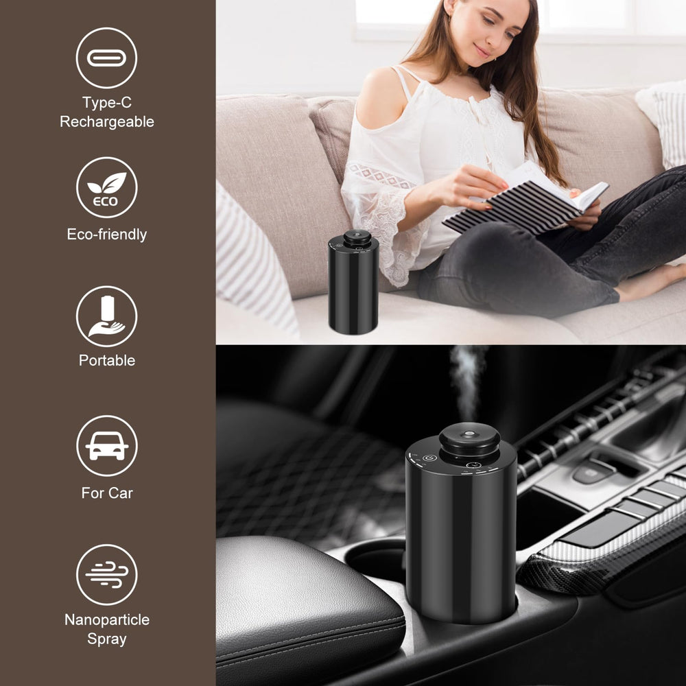 KONCHILE Waterless Diffuser USB-C charging port