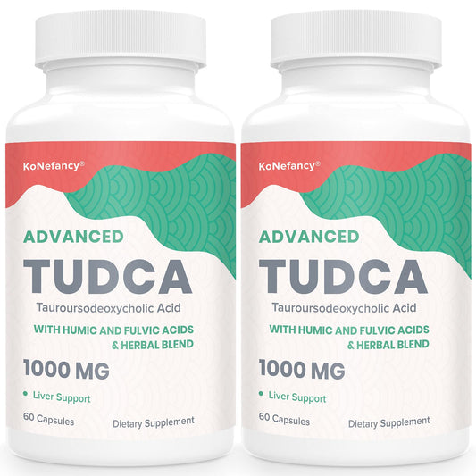 KoNefancy TUDCA Liver Supplements bottle with 1000 mg per serving