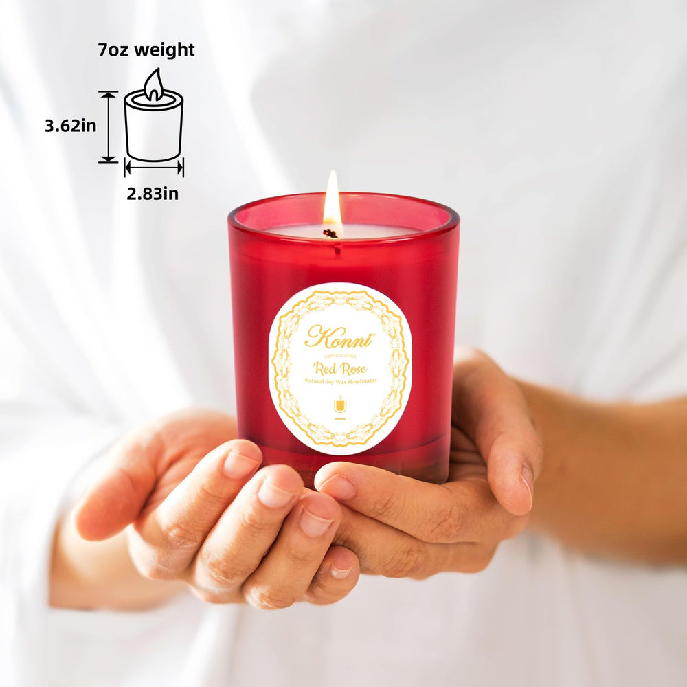 Label details showing rose scent notes: lemon, peppermint, violet