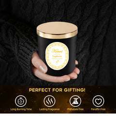 Long-lasting burn KONNI Sagittarius zodiac candle in jar