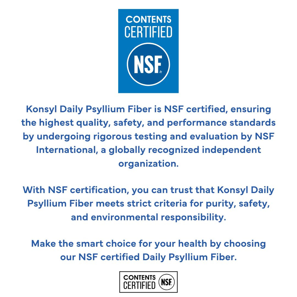Packaging of Konsyl Daily Psyllium Fiber Powder 540g