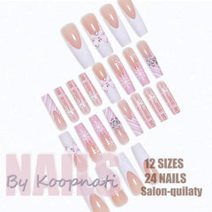koopnati nails with adhesive tabs for a secure, long-lasting hold