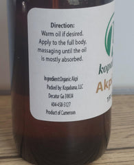 Cold-pressed Akpi oil extraction process