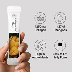 Travel-friendly single-serve collagen jelly sticks