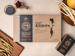 Ingredients include pear, loofah, sword bean, ginger, radish, astragalus, quince syrup, red ginseng syrup, and honey