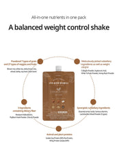 Close-up of Cinnamon Pecan shake powder