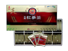 Close-up of 3 g x 100 sticks for instant tea powder