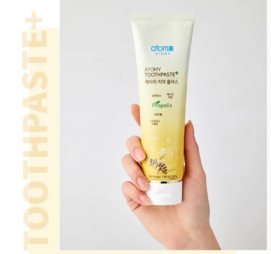 Atomy branding on product packaging