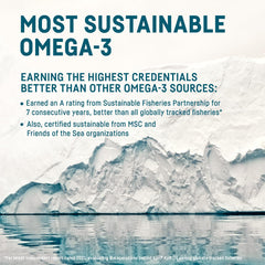 Ingredients image showing krill oil with EPA, DHA and astaxanthin