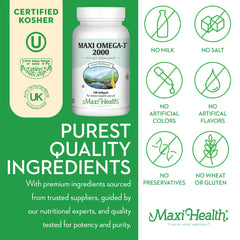 Kosher Omega-3 supplement free of common allergens