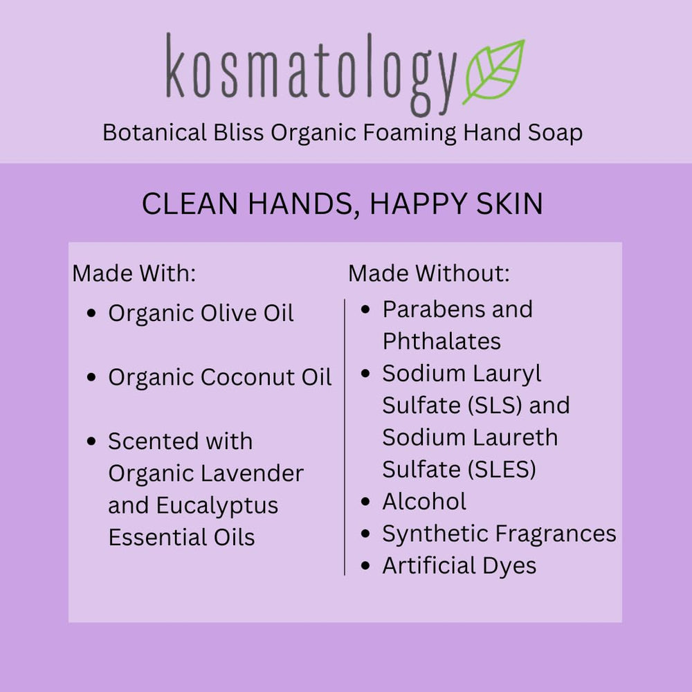 Kosmatology Botanical Bliss lavender-eucalyptus close-up captures calming scent experience.
