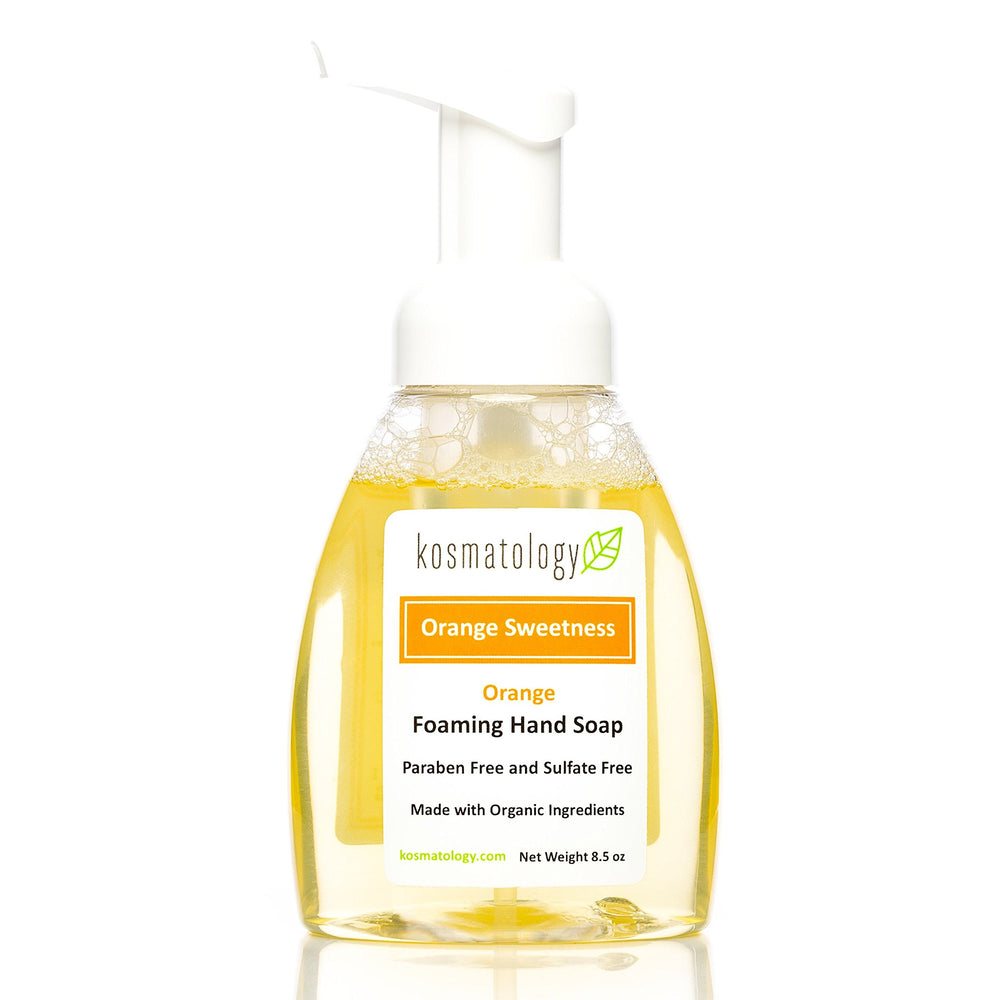Kosmatology Orange Sweetness bottle front view for daily cleansing with moisturizing feel.