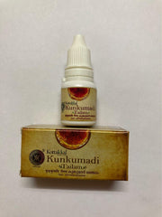 Kottakkal Arya Vaidya Sala Kunkumadi Tailam 10ml bottle - front view